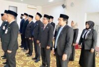Pelantikan Pejabat esselon II, III dan IV di lingkungan Pemkab Tanbu.
