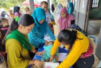 TP PKK Kecamatan Sungai Loban, melakukan pemantauan atas kondisi tumbuh kembang anak