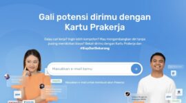 Tangkapan Layar Website Kartu Prakerja
