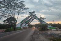 Gerbang Perbatasan Satu Kabupaten Tanah Bumbu