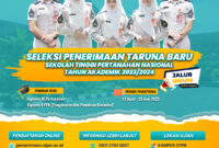 Seleksi penerimaan taruna baru sekolah tinggi pertanahan nasional /Laman stpn.ac.id/