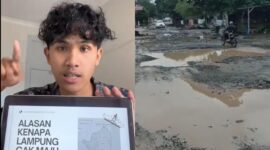 Video pemuda Lampung yang tengah viral /Kolase tangkap layar tiktok @awbimaxreborn @nughii94