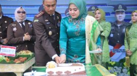 Kejaksaan Negeri (Kajari) Kabupaten Kotabaru menggelar peringatan Hari lahir kejaksaan RI ke 79