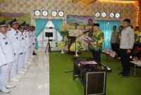 Bupati Kukuhkan Perpanjangan Masa Jabatan Kades Dan Anggota BPD/Istimewa