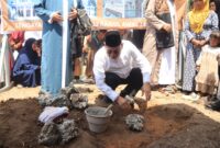 Maulid Akbar dan Peletakan Batu Pertama Mushola Sengayam Dihadiri Bupati Kotabaru
