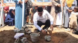Maulid Akbar dan Peletakan Batu Pertama Mushola Sengayam Dihadiri Bupati Kotabaru