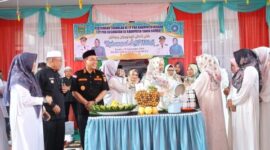 Pertemuan Triwulan III TP PKK Tanbu di Rangkaikan Peringatan Maulid 