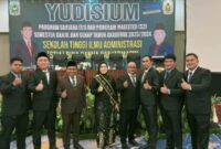 Waket DPRD Tanah Bumbu Hadiri Yudisium Program S1 dan S2