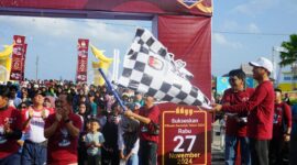 Sosialisasi Pilkada Meriah Ribuan Warga Ikuti Fun Walk KPU