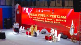 KPU Kotabaru Gelar Debat Pertama Paslon Bupati dan Wakil Bupati