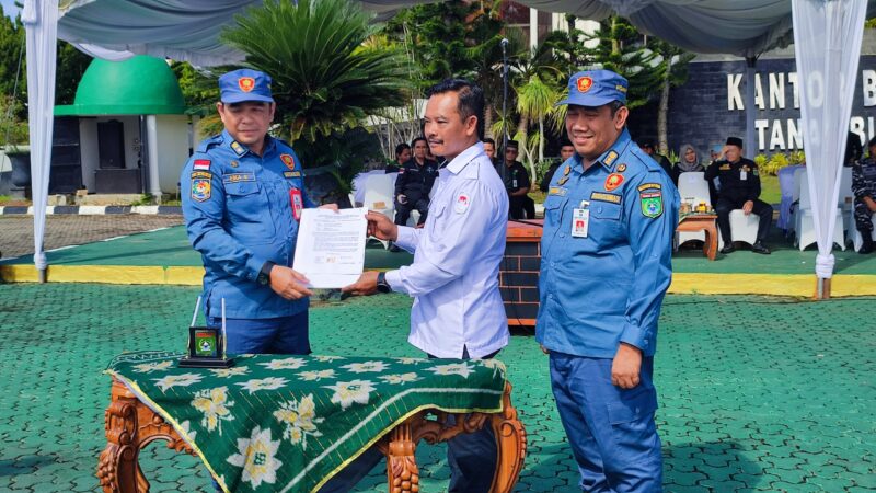 Pemkab Tanah Bumbu gelar Apel Siaga Satlinmas Kesiapan Hadapi Pilkada Serentak Tahun 2024