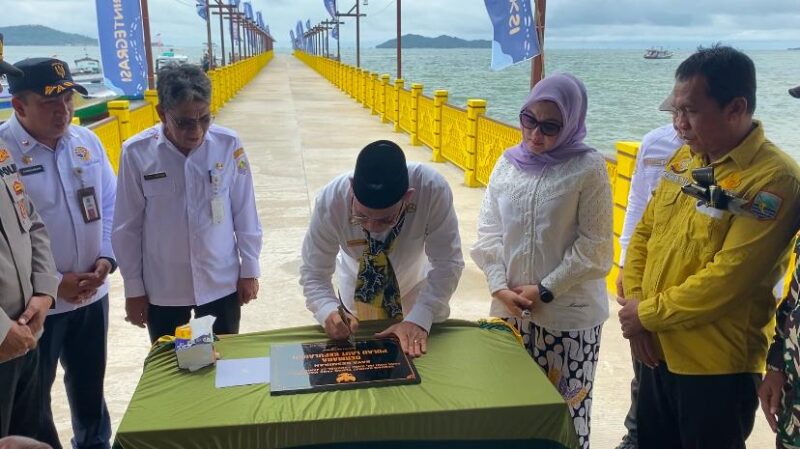 Sayed Jafar Dorong Pertumbuhan Ekonomi melalui Peresmian Dermaga Kepulauan