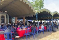 Ramainya Posko Sungai Loban Sambut Jamaah Haul Abah Guru Sekumpul