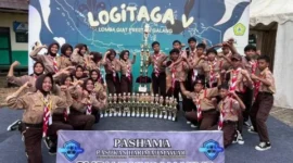 Sabet 18 Piala, Pramuka SMP Negeri 7 Kusan Hilir Bangga Raih Juara Umum Logitaga V