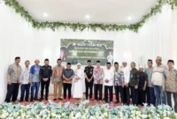Peringatan Isra Mi’raj dan Tasyakuran Gedung Baru SMPN 4 Kusan Hilir di Desa Sepunggur