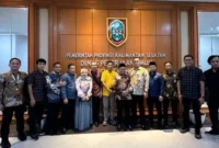 Bappedalitbang Tanbu Sampaikan Proker Awal Tahun ke Komisi III DPRD