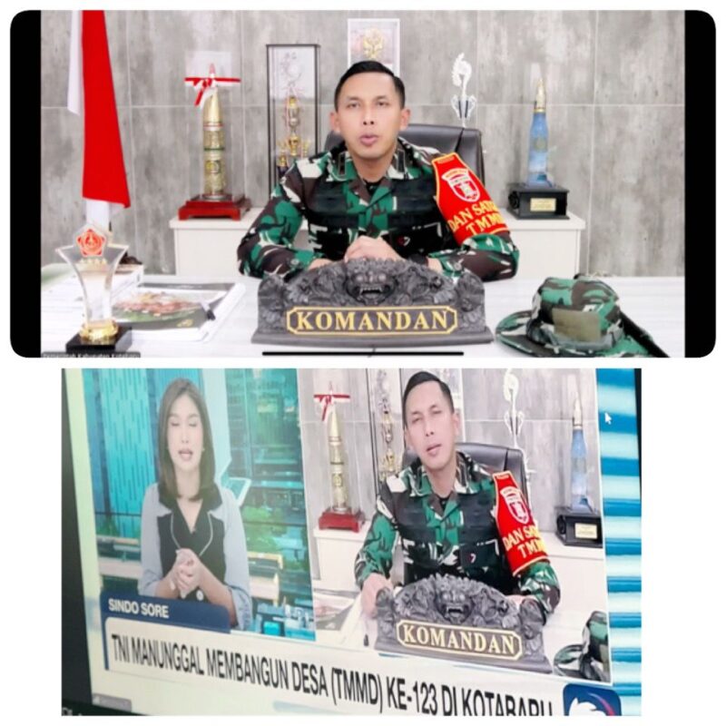 Persiapan TMMD Desa Talusi Dandim 1004 Kotabaru Talkshow Bersama iNews Dan Sindonews