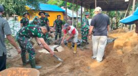 Rehap Langgar di Desa Talusi dalam Rangka TMMD Ke-123
