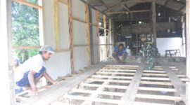 Rehab RTLH di Desa Talusi Dalam Rangka TMMD Ke-123