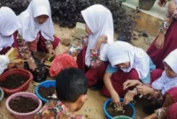 SDN Saring Sungai Bubu Berupaya Meraih Predikat Sekolah Adiwiyata Kabupaten