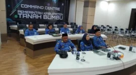 Pemeriksaan Interim LKPD 2024 se-Kalimantan Selatan, Inspektur Tanbu Hadiri Rapat di Digital Live Room