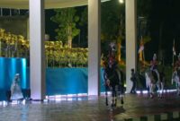 Puncak Retreat 2025, Bupati Bang Arul Haru Saksikan defile Parade Senja di Akmil