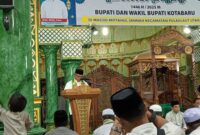 Safari Ramadhan Perdana Bupati Kotabaru di Masjid Miftahul Jannah