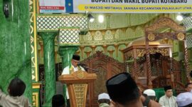 Safari Ramadhan Perdana Bupati Kotabaru di Masjid Miftahul Jannah