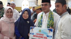Wabup Syairi Mukhlis Safari Ramadhan di Kecamatan Kelumpang Hilir