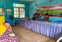 TMMD ke-123 Kodim 1004 Kotabaru Gelar Penyuluhan Posyandu dan Pos Bindu di Desa Talusi