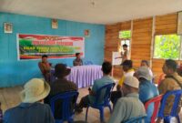 Satgas TMMD 123 Kodim 1004/Kotabaru Gelar Sosialisasi Pertanian untuk Warga Desa Talusi