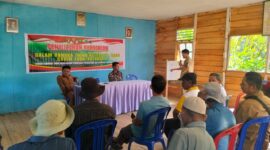Satgas TMMD 123 Kodim 1004/Kotabaru Gelar Sosialisasi Pertanian untuk Warga Desa Talusi