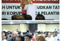 Wujudkan tata kelola pemerintahan bebas korupsi, Bupati Kotabaru Hadiri Rapat Koordinasi KPK RI