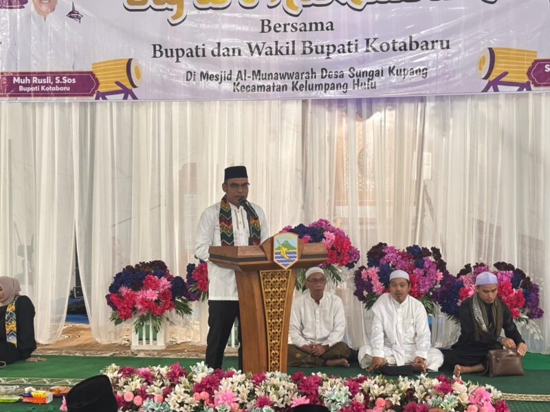 Pemkab Kotabaru Kembali Laksanakan Safari Ramadhan di Kelumpang Hulu
