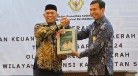 Bupati Kotabaru Serahkan LKPD Anaudited Tahun Anggaran 2024 ke BPK Perwakilan Kalsel