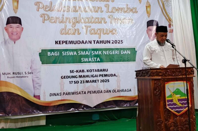 Pemkab Kotabaru Buka Secara Resmi Lomba IMTAQ