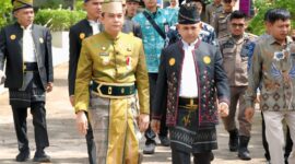 Bupati Andi Rudi Latif Pimpin Upacara Perdana Peringatan Hari Jadi ke 22 Tanah Bumbu