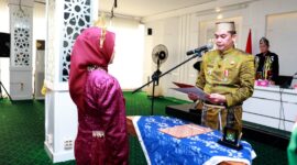 Momen Istimewa Hari Jadi ke-22 Tanbu, Bupati Bang Arul Lantik Yulian Herawati sebagai Pj Sekda
