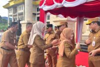 Pimpin Apel sekaligus Halal Bi Halal, Bupati Ingatkan ASN Disiplin Kerja