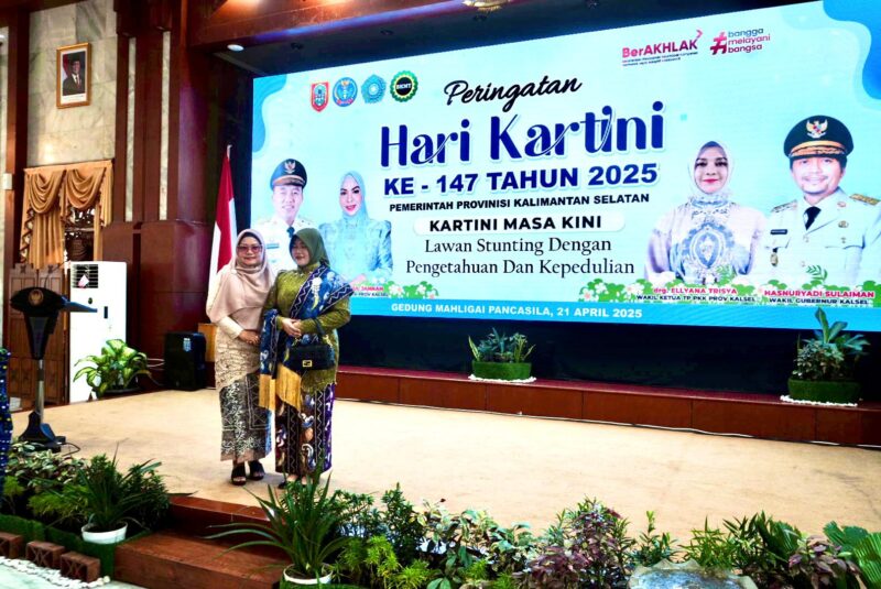 Ketua TP PKK Kotabaru Hadiri Peringatan Hari Kartini Tingkat Provinsi Kalimantan Selatan