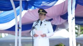 Pimpin Upacara Hari Otonomi Daerah Ke-29, Bupati Bang Arul Serukan Sinergi Menuju Indonesia Emas 2045