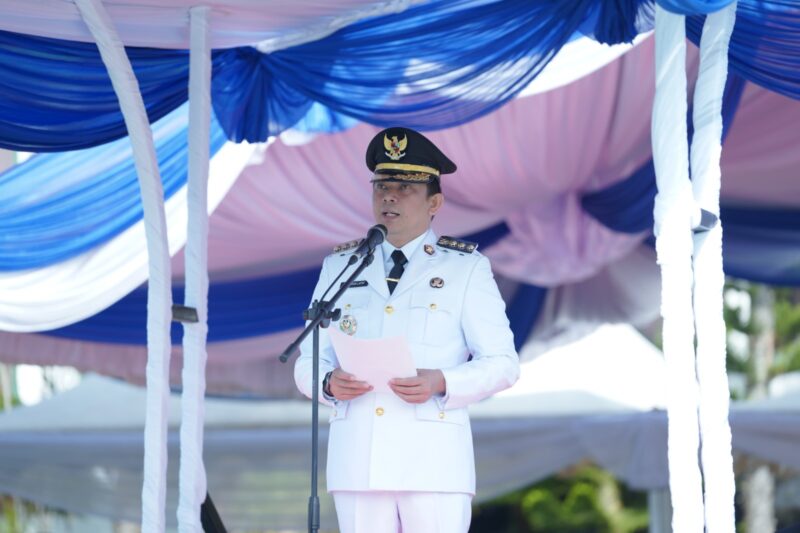Pimpin Upacara Hari Otonomi Daerah Ke-29, Bupati Bang Arul Serukan Sinergi Menuju Indonesia Emas 2045