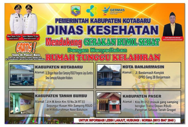Pemkab Kotabaru Sediakan Rumah Tunggu Kelahiran Gratis bagi Warga