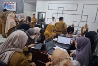 Diskominfo Kotabaru Verifikasi dan Validasi Data Statistik Sektoral pada e-Walidata SIPD