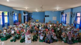 Dinas Kearsipan dan Perpustakaan Kotabaru Kembali Gelar Kegiatan Bercerita untuk Anak TK