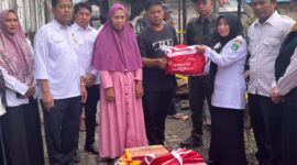 Pemkab Tanah Bumbu Salurkan Bantuan untuk Korban Kebakaran di Simpang Empat