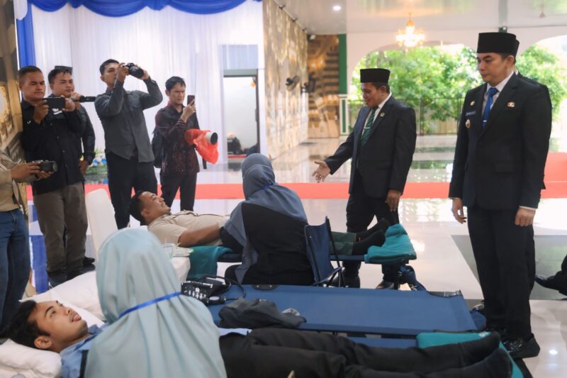 Wakil Ketua DPRD Tanah Bumbu Hadiri Aksi Donor Darah Massal, Dukung Upaya Pemkab Atasi Krisis Stok Darah