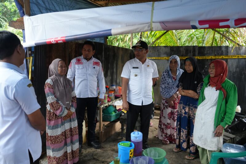 Peduli Warga Terdampak, Syairi Mukhlis Kunjungi Lokasi Kebakaran di Tirawan