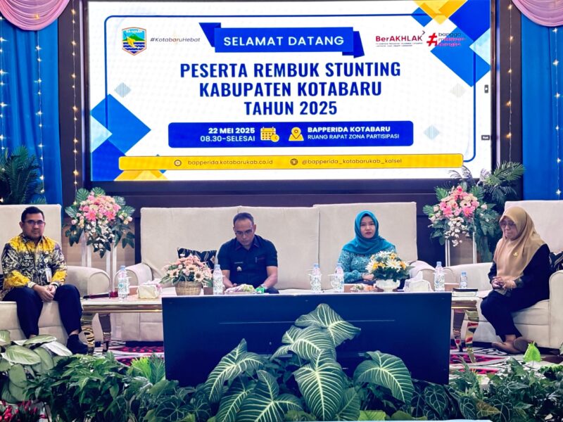 Pemkab Kotabaru Mantapkan Komitmen Tekan Stunting Lewat Rembuk Stunting 2025