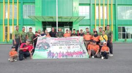 Dandim 1004 Kotabaru Lepas Atlet PORGASI ke FORDA VII Kalsel 2025